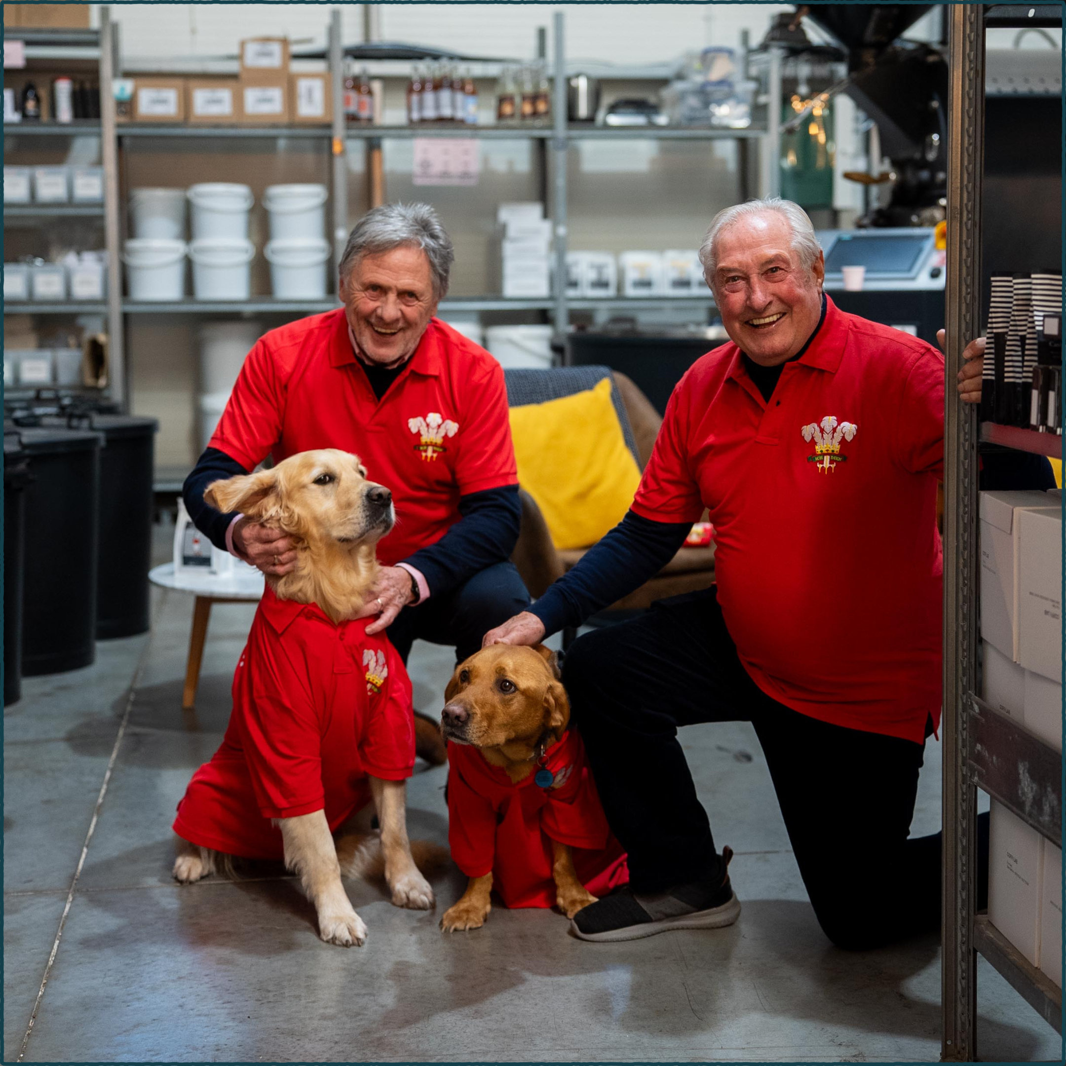 Rugby Royalty at the Roastery