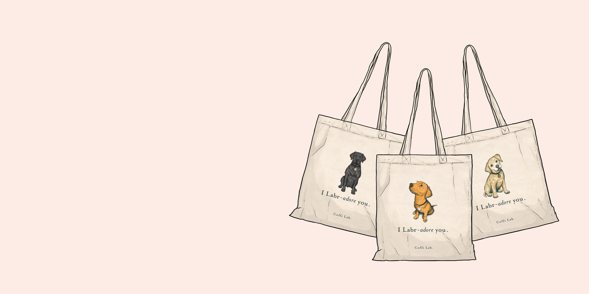 "I Labr-adore you" Tote Bags