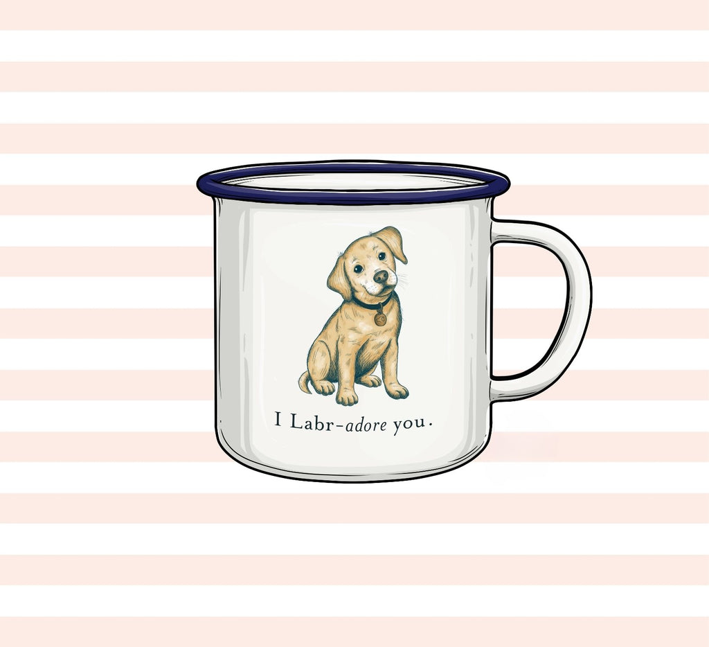 "I Labradore you" Mug - Yellow