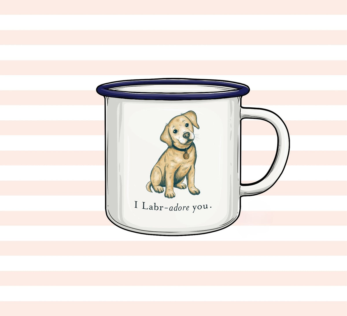 "I Labradore you" Mug - Yellow