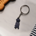 Black Lab Keyring