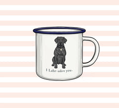 "I Labradore you" Mug - Black