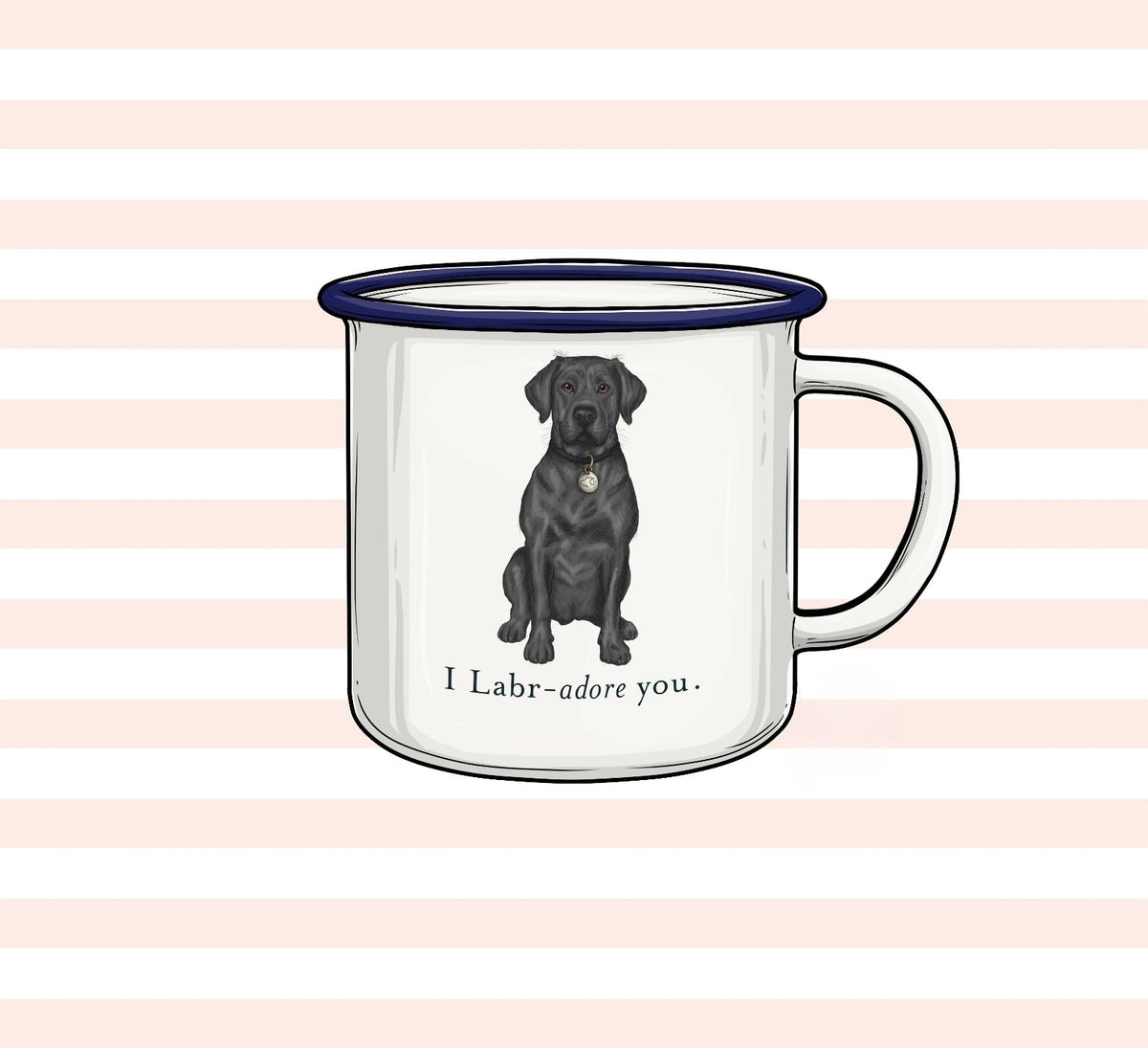 "I Labradore you" Mug - Black
