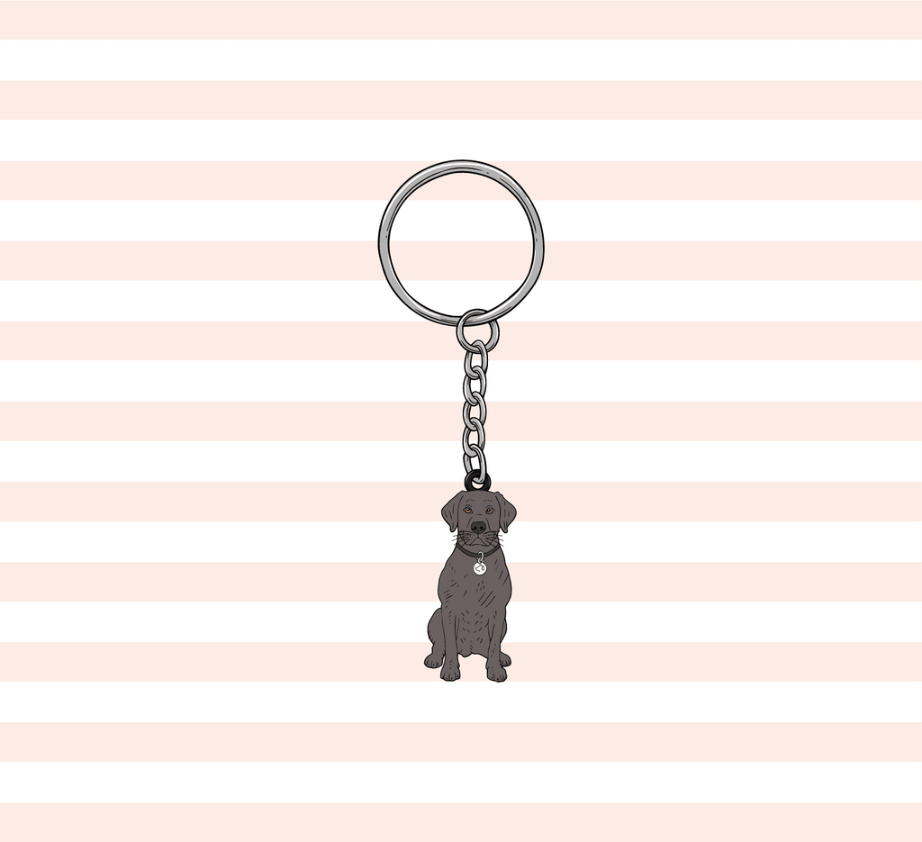 Black Lab Keyring