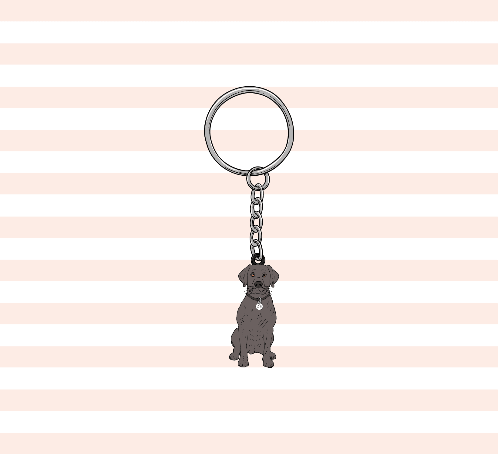Black Lab Keyring