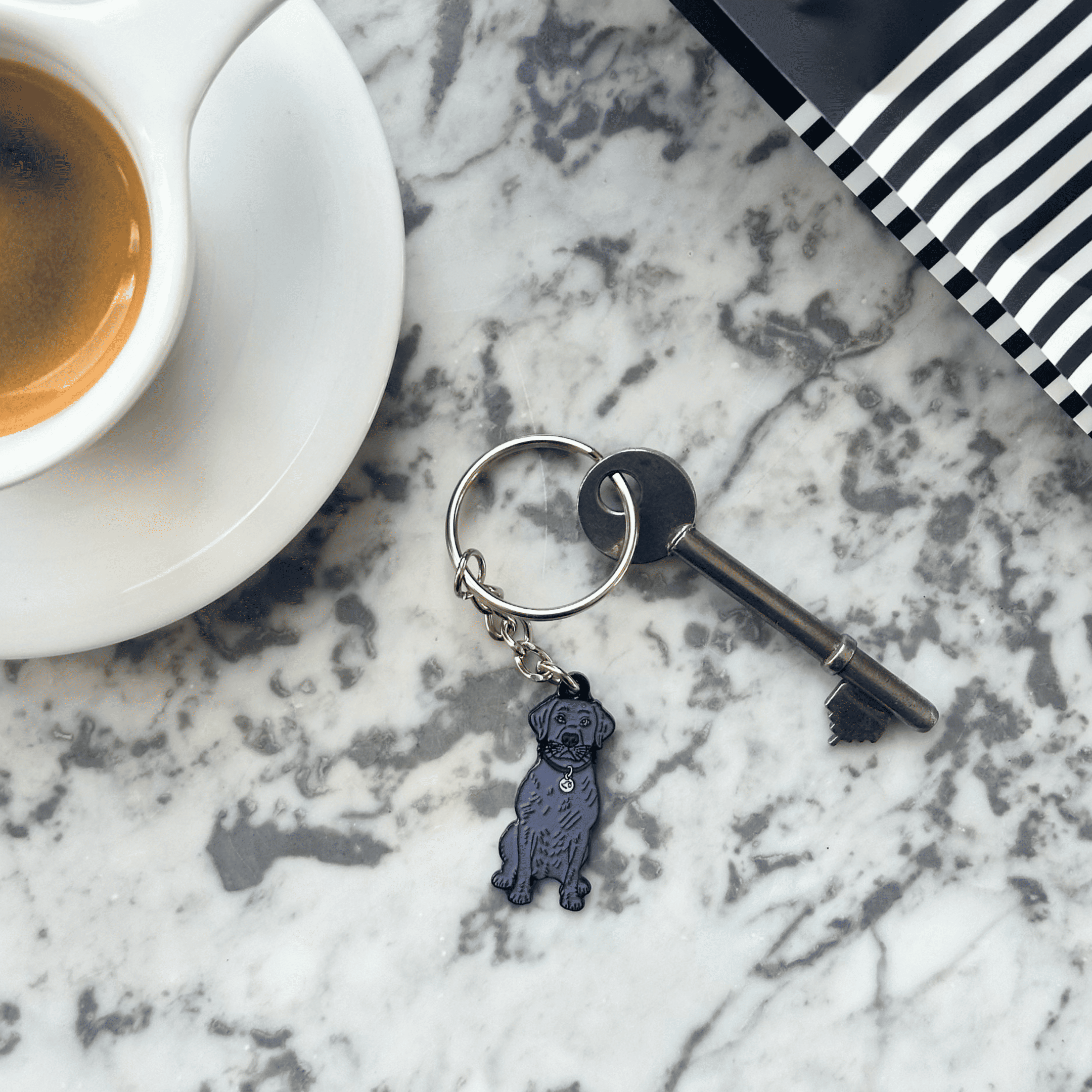 Black Lab Keyring