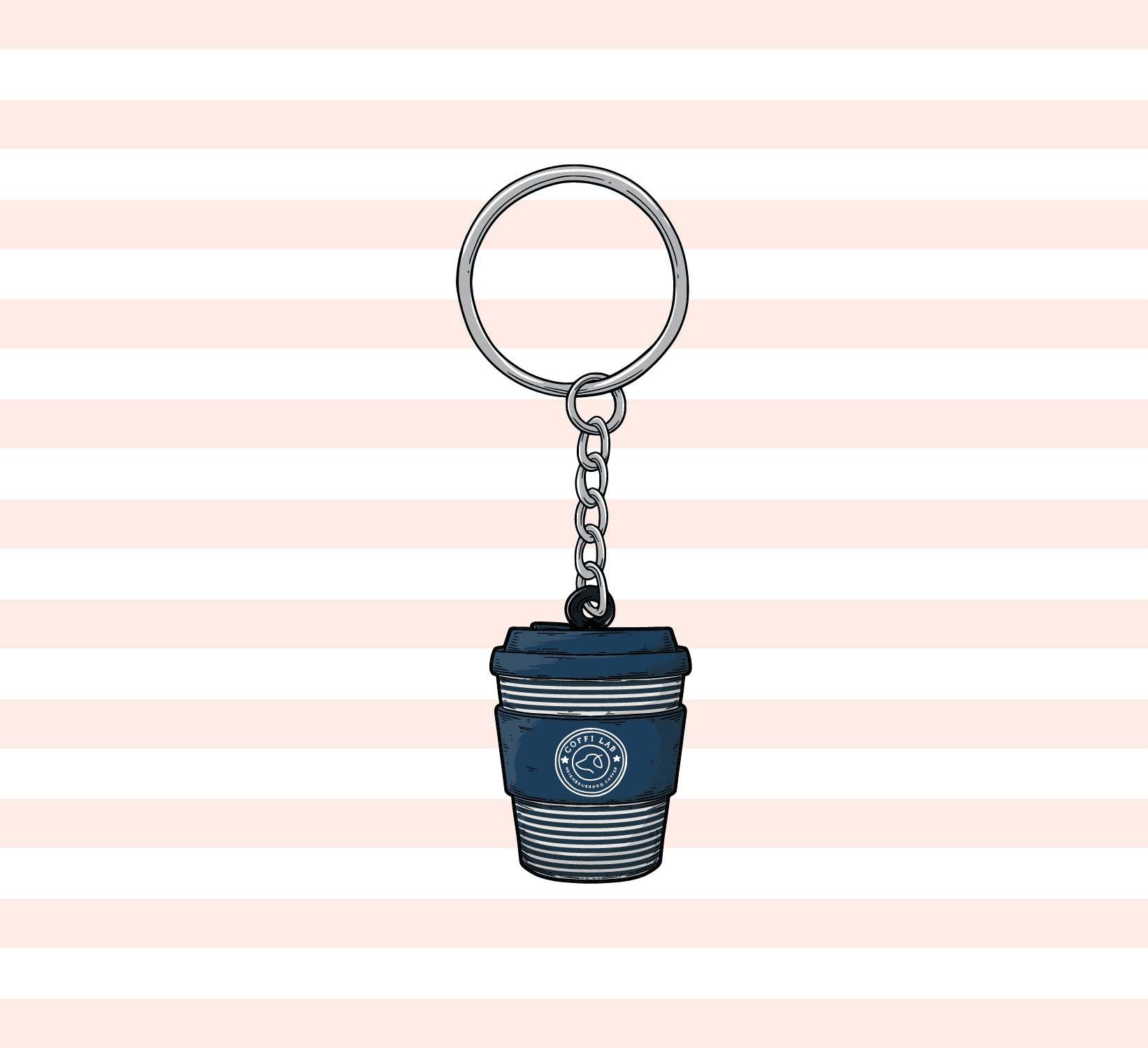 Coffi Cup Keyring