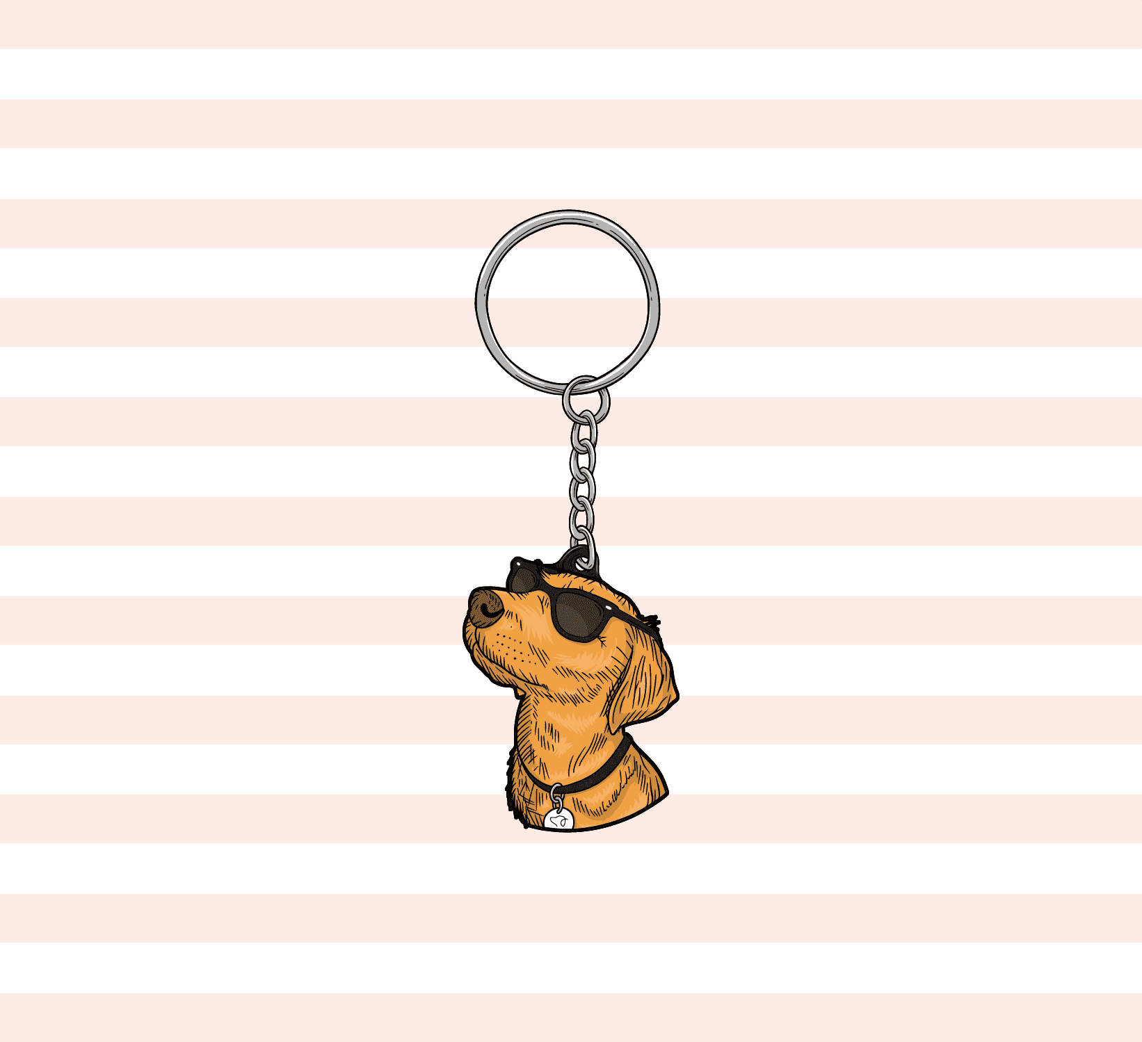 Fox Red Keyring
