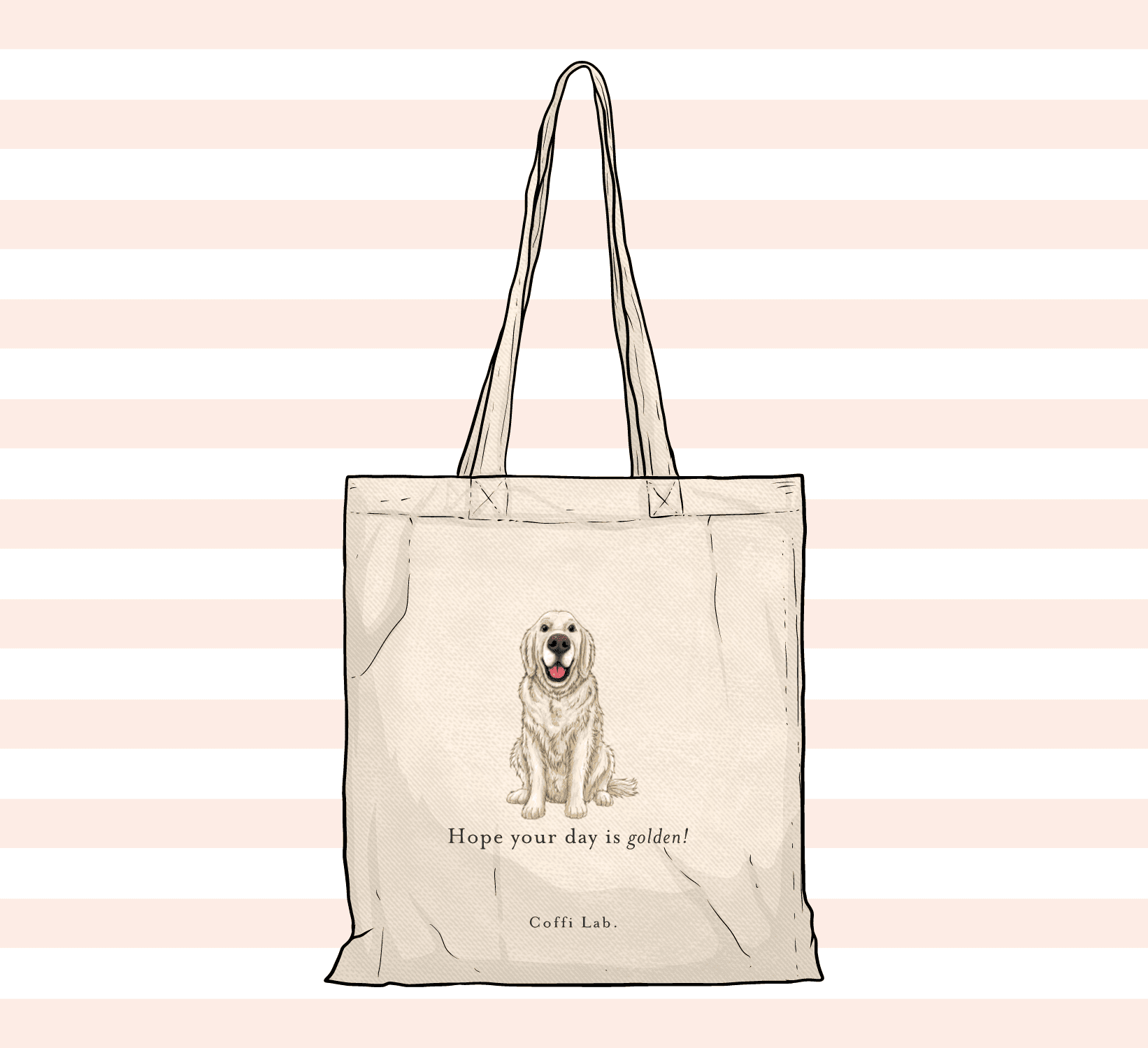 "Hope your day is golden" Tote
