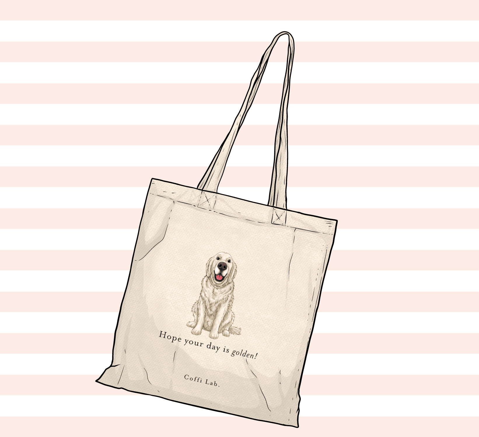 "Hope your day is golden" Tote
