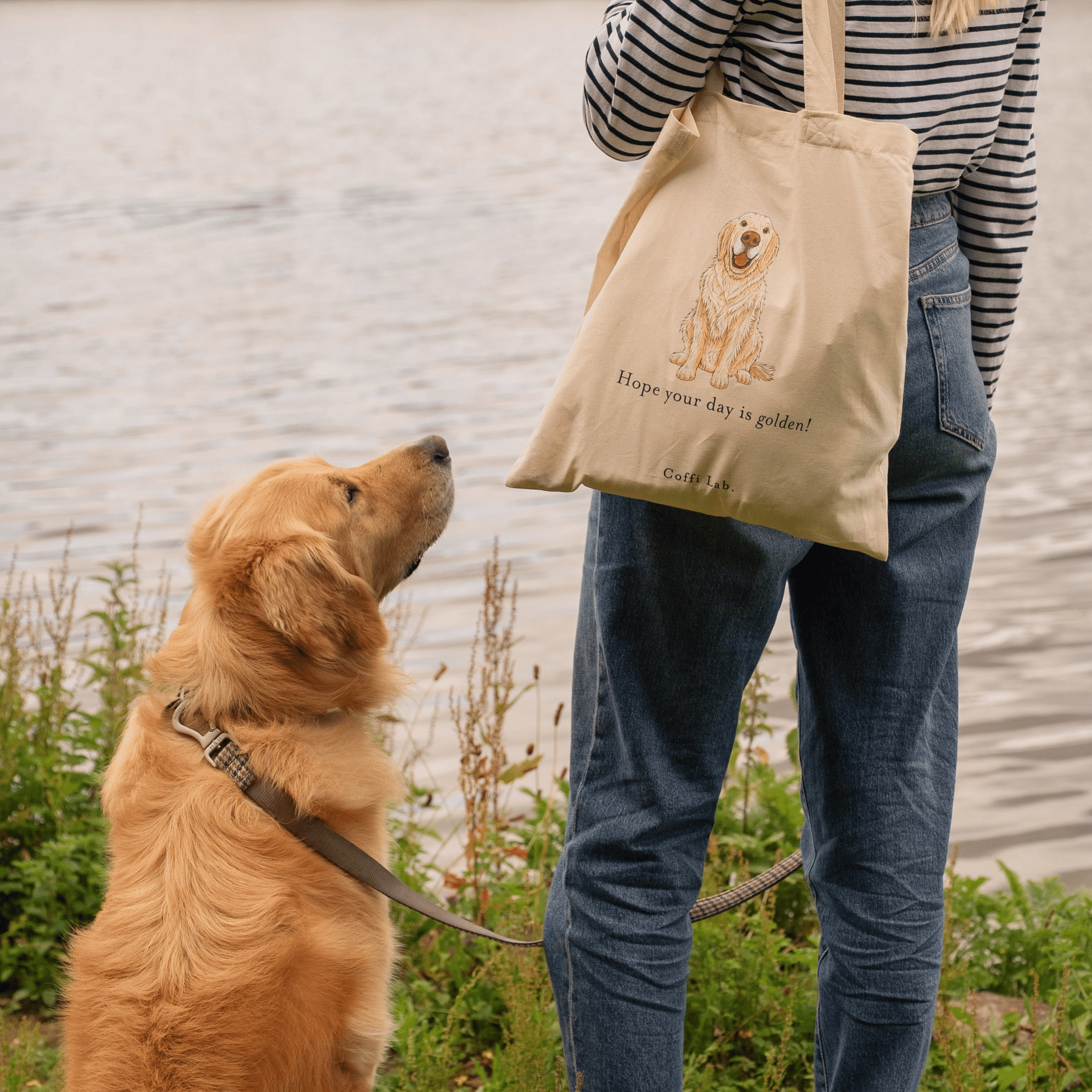 "Hope your day is golden" Tote