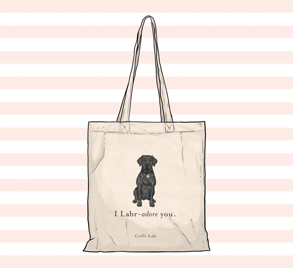 "I Labradore you" Tote - Black
