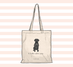 "I Labradore you" Tote - Black
