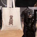"I Labradore you" Tote - Black