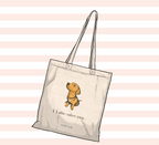 "I Labradore you" Tote - Fox Red