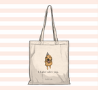 "I Labradore you" Tote - Silver