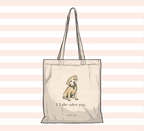 "I Labradore you" Tote - Yellow