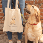 "I Labradore you" Tote - Yellow