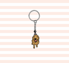 Silver Fox Lab Keyring