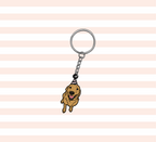 Silver Fox Lab Keyring
