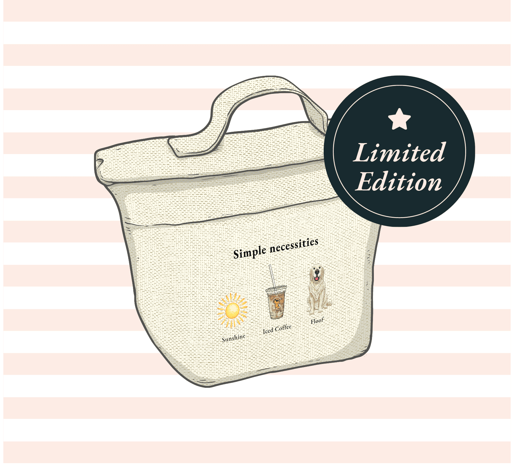 "Simple necessities" Cooler Bag