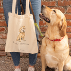 "I Labradore you" Tote - Yellow
