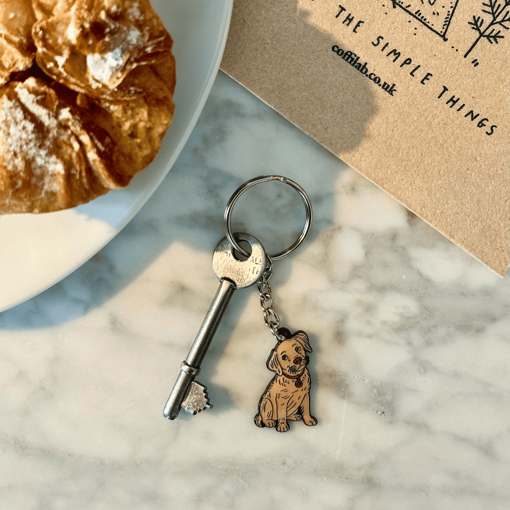 Yellow Lab Keyring